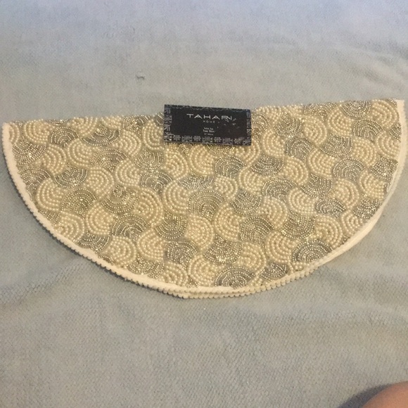 Tahari Beaded Tree Skirt - Picture 1 of 5